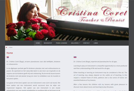 Piano Lessons  Amsterdam - Cristina Coret